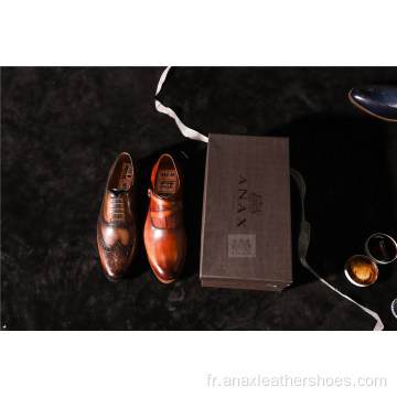 Nouveau style hommes chaussures en cuir loisirs mocassins